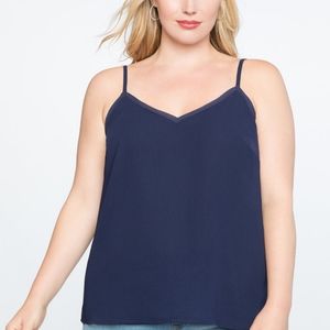 Eloquii sheer trim cami